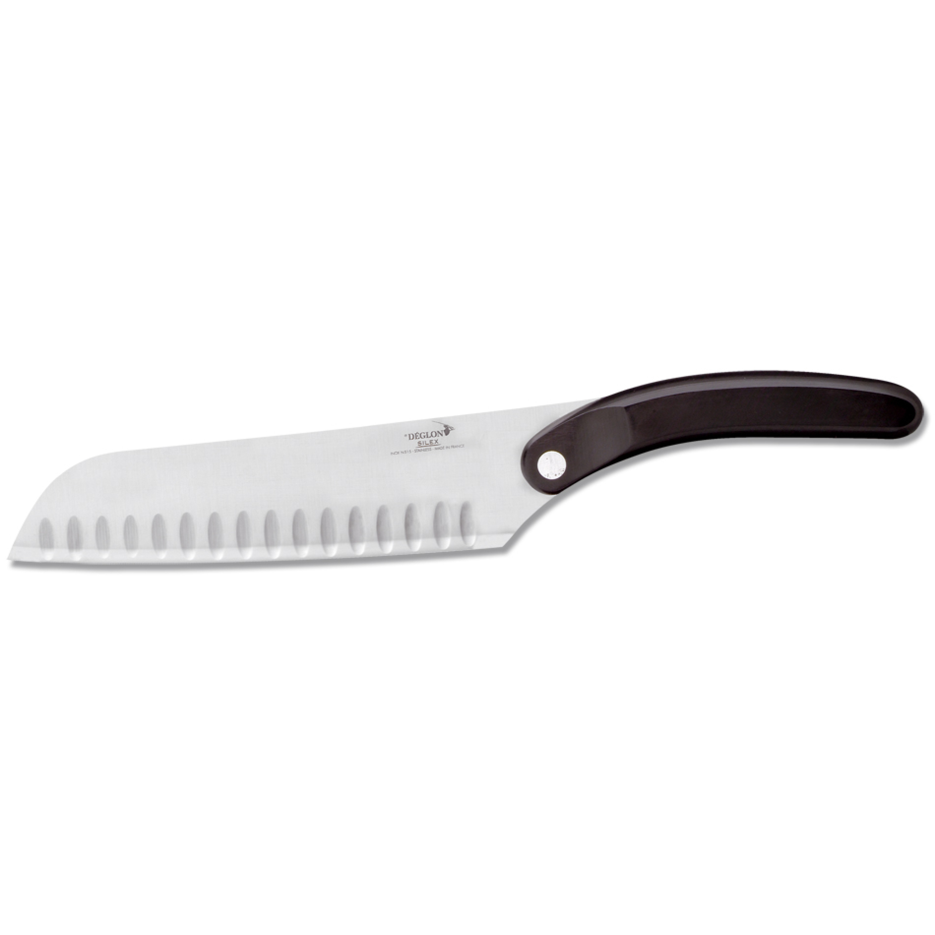 Couteau Santoku lame alvéolée - Déglon Premium