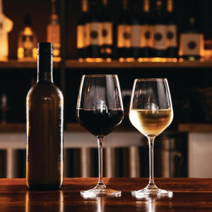 Lot de 6 verres à vin en cristal Olympia - GF734