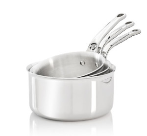 SET 3 CASSEROLES INOX AFFINITY - DE BUYER