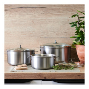 BATTERIE 7 PIÈCES INOX ALCHIMY LOQY - DE BUYER