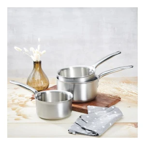 SET 3 CASSEROLES INOX ALCHIMY - DE BUYER