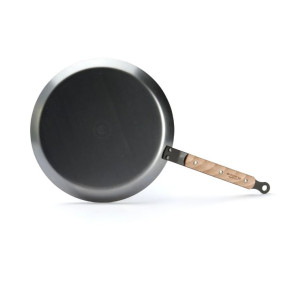 POÊLE À CRÊPES EN ACIER MINERAL B BOIS - DE BUYER