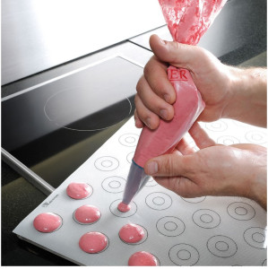 TAPIS DE CUISSON SILICONE POUR MACARONS - DE BUYER