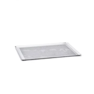 PLAQUE DE CUISSON BORDS PINCÉS ALUMINIUM PERFORÉ - DE BUYER