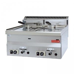 Friteuse gaz foodservice 2x8L / 13,6kw - GL907