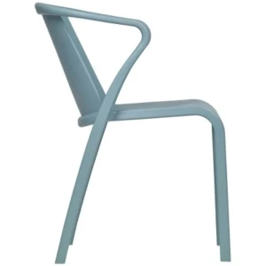 Salon de jardin table meet + 8 fauteuils Fado empilables - Ezpeleta