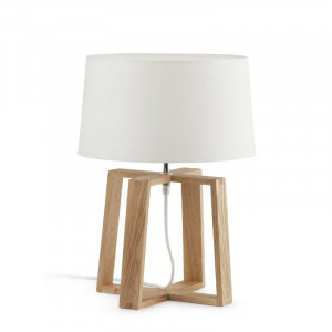 Bliss lampe de table blanche - FARO