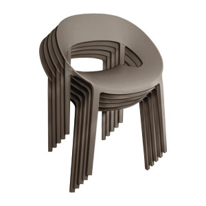 Chaise enveloppante en polypropylène - Lot de 4