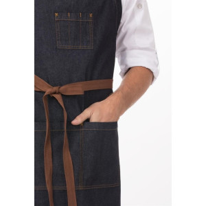Tablier BAVETTE CHEF WORKS URBAN MEMPHIS BLEU