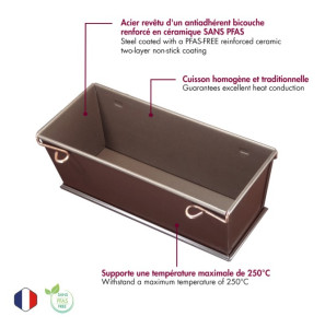 MOULE À CAKE OUVRANT ANTIADHÉRENT - GOBEL