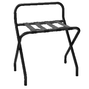 PORTE-BAGAGES ACIER NOIR MAT