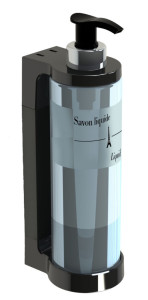 DISTRIBUTEUR DE SAVON ISISS NOIR