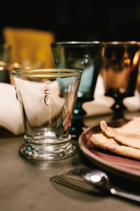 COFFRET DE 4 GOBELETS ABEILLE LISERÉ OR - LA ROCHERE