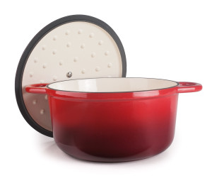 COCOTTE EN FONTE EMAILLEE - RED COLLECTION
