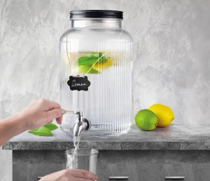 DISTRIBUTEUR DE BOISSON 5.5L AVEC ROBINET INOX