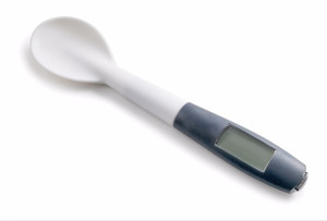 CUILLèRE EN SILICONE AVEC THERMOMETRE SONDE