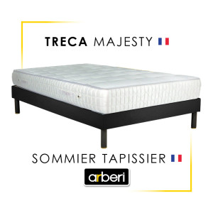 Ensemble Hôtellerie - Matelas MAJESTY PALACE 31 hotelys + Sommier tapissier Arberi