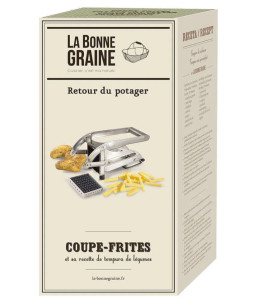 COUPE-FRITES INOX SUR VENTOUSE - LA BONNE GRAINE