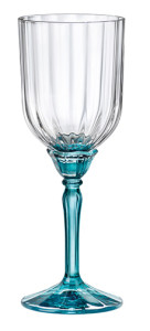 Lot de 24 verres à pied FLORIAN LUCENT BLUE - BORMIOLI ROCCO