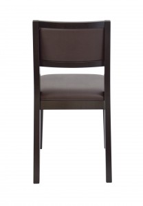 Chaise  de restaurant coloris chocolat - Justina