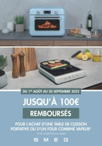 Table de cuisson portative PIC01 - SMEG
