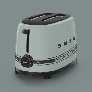 TOASTER 2 TRANCHES TSF01 PORSCHE - SMEG