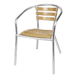 Fauteuil en frêne et aluminium - ARBERI
