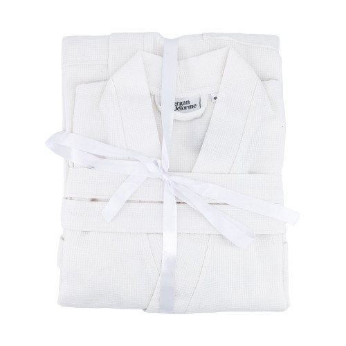 PEIGNOIR COL KIMONO NID D ABEILLE - HOTELLERIE 5 ETOILES