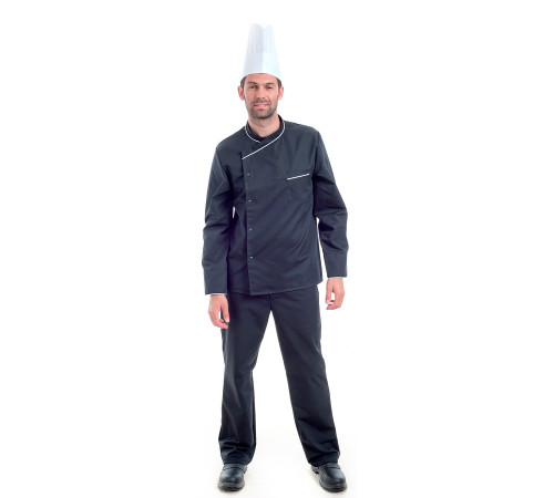 Veste kimono noire Mael à manches longues T40-/42