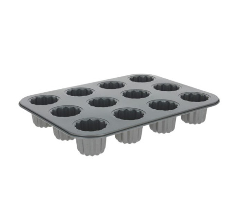 PLAQUE CANELÉS BORDELAIS ACIER ANTIADHÉSIF - DE BUYER