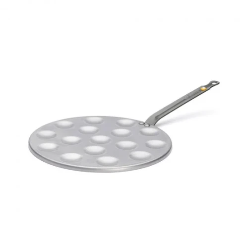 POÊLE À POFFERTJES ET MINI-BLINIS ACIER MINERAL B - DE BUYER