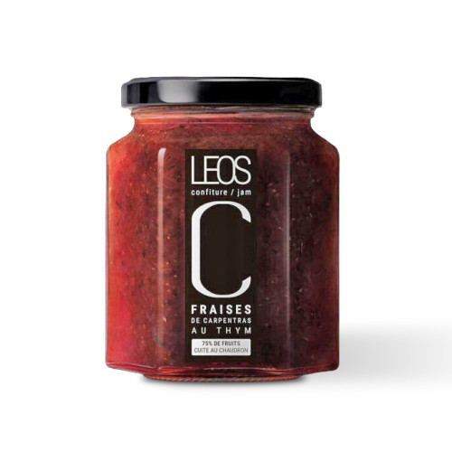 CONFITURE EXTRA DE FRAISES DE CARPENTRAS AU THYM SAUVAGE
