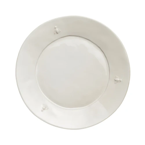 4 ASSIETTES PLATES ABEILLE EN CÉRAMIQUE - LA ROCHERE