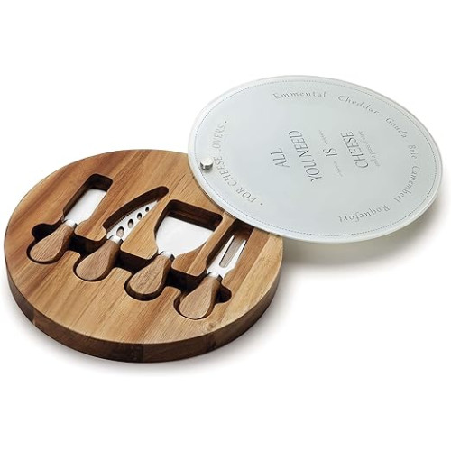 COFFRET PLATEAU À FROMAGES AVEC COUTEAUX - LACOR