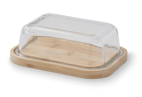 BEURRIER BAMBOU ET VERRE - LACOR