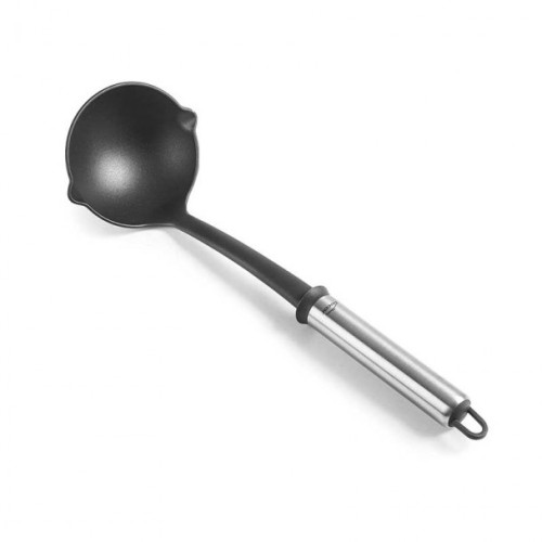 LOUCHE EN SILICONE AVEC MANCHE EN INOX - LACOR