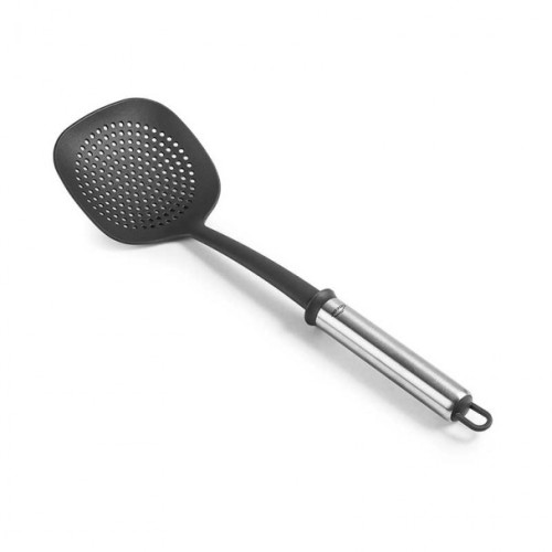 ECUMOIRE EN SILICONE AVEC MANCHE EN INOX - LACOR
