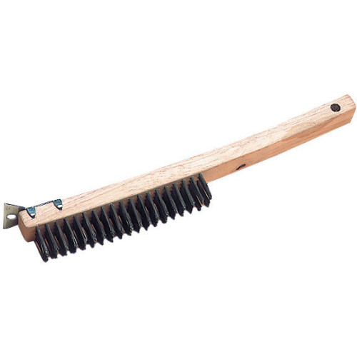 Brosse à grill avec grattoir 36.5 cm - MATFER