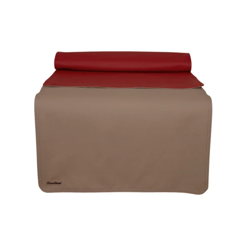 CHEMIN DE TABLE SIMILICUIR DOUBLE FACE - PAVELINNI