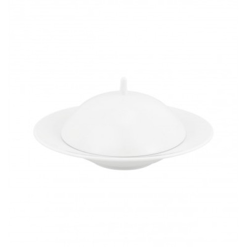 ASSIETTE CREUSE AVEC CLOCHE PORCELAINE GOURMET - VISTA ALEGRE